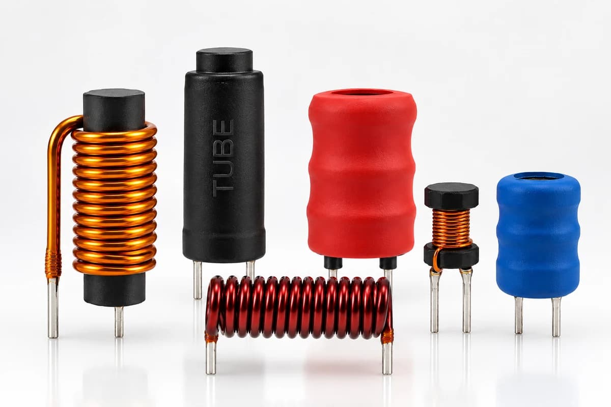 Assorted 3R rod, drum and air-core inductors